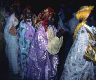 Berber folk dancers from Ouarzazate